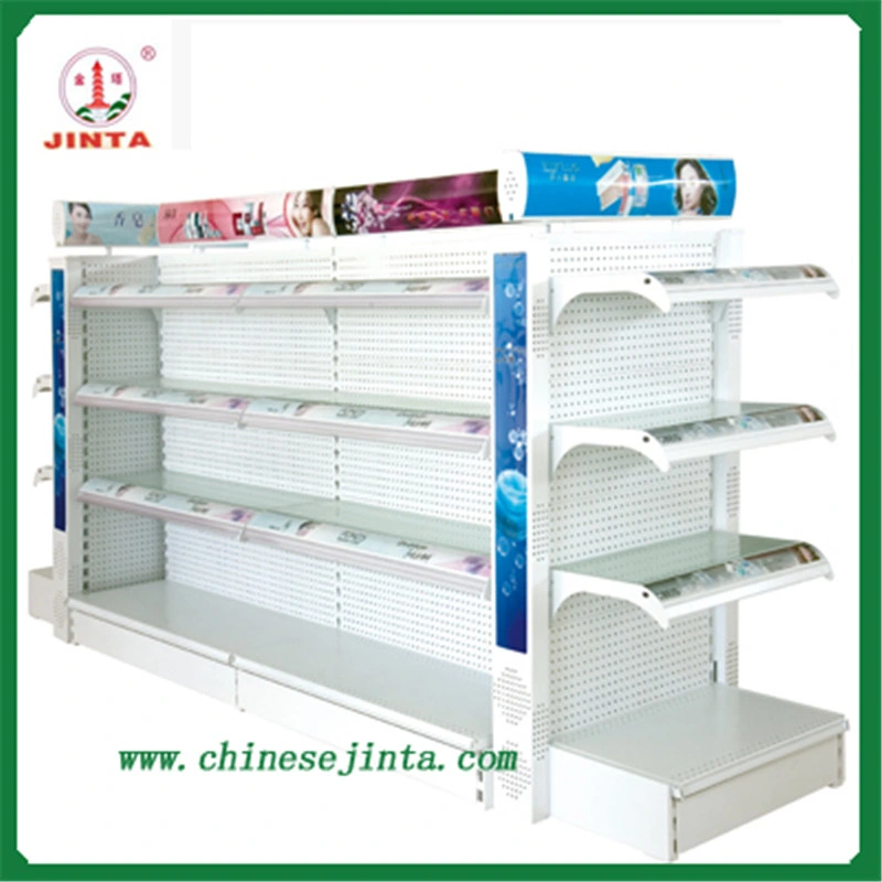 Economical Double Sided Cosmetic Product Display Shelf