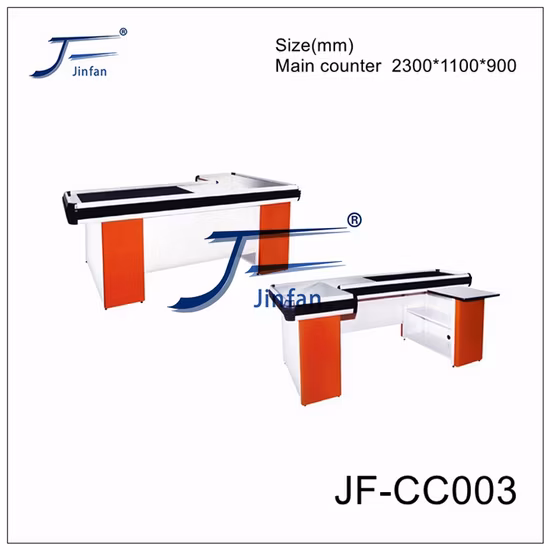 Checkout Counter with Conveyor Belt