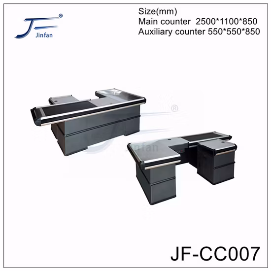 Checkout Counter with Conveyor Belt