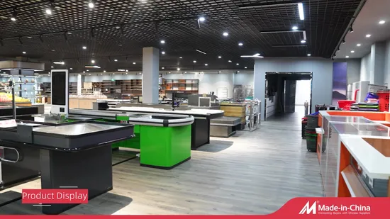 Checkout Counter with Conveyor Belt