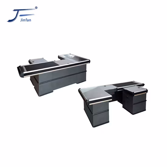 Checkout Counter with Conveyor Belt