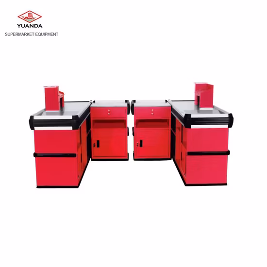 カスタムデザインの赤いレジ